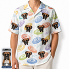 Men's Disc Dogs Custom Dog Face Hawaiian Shirt