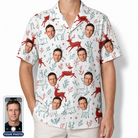 Men's Prancer Pranks Custom Face Hawaiian Shirt