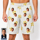 Men's Island Incense Custom Face Beach Shorts