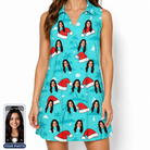 Women's Redcap Revelry Custom Face V-Neck Dress