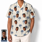 Men's Technicolor Tropics Custom Face Hawaiian Shirt