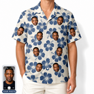 Men's Flora Fiesta Custom Face Hawaiian Shirt