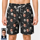 Men's Rattle Rascals Custom Face Beach Shorts