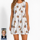 Women's Cackle Commuters Custom Face Tank Dress