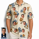 Men's Bougainvillea Bounce Custom Face Polo Shirt