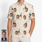 Men's Champagne Chill Custom Face Polo Shirt