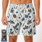 Men's Catnip Kinetics Custom Cat Face Beach Shorts