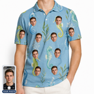 Men's Sea Pony Society Custom Face Polo Shirt