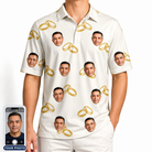 Men's Paired Piers Custom Face Polo Shirt