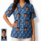 Women's Treble Trouble Custom Face Hawaiian Shirt