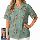 Women's Jelly Jaunt Custom Face Hawaiian Shirt