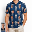 Men's Nettle Nebula Custom Face Polo Shirt