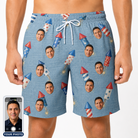 Men's Launch Lark Custom Face Beach Shorts