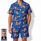 Men's Tipsy Tassels Custom Face Shirt & Shorts Set