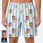 Men's Pina Palooza Custom Face Beach Shorts