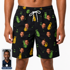 Men's Divot Duffels Custom Face Beach Shorts