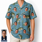 Men's Pond Prowlers Custom Face Hawaiian Shirt