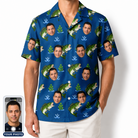 Men's Scale Mail Custom Face Hawaiian Shirt
