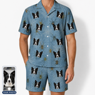 Men's Scuttle Sideshow Custom Dog Face Shirt & Shorts Set