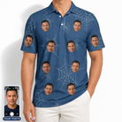 Men's Silk Screams Custom Face Polo Shirt