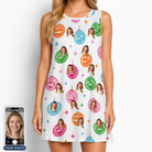 Women's Strobe Sweethearts Custom Face Tank Dress
