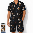 Men's Doggo Dandies Custom Dog Face Shirt & Shorts Set