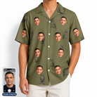 Men's Owloween Custom Face Hawaiian Shirt