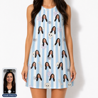Women's Graveyard Giggles Custom Face Tank Dress