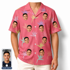 Men's Paradise Punch Custom Face Hawaiian Shirt