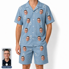 Men's Carat Chaos Custom Face Shirt & Shorts Set