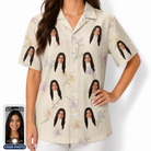 Women's Vanda Vogue Custom Face Hawaiian Shirt