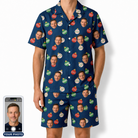 Men's December Dangles Custom Face Shirt & Shorts Set