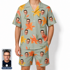 Men's Corolla Carnival Custom Face Shirt & Shorts Set