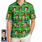 Men's Course Cruisers Custom Face Polo Shirt