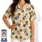Women's Bobbin Bengals Custom Cat Face Hawaiian Shirt