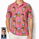 Men's Jewel Jitters Custom Face Polo Shirt