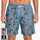Men's Scuttle Sideshow Custom Face Beach Shorts