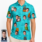 Men's Nocturnal Nonsense Custom Face Polo Shirt