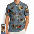 Men's Kitten Kaboodle Custom Cat Face Polo Shirt
