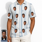 Men's Buttercream Boardwalk Custom Face Polo Shirt
