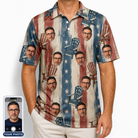 Men's Deckchair Daydream Custom Face Polo Shirt