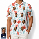 Men's Engaged Elixirs Custom Face Polo Shirt