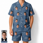Men's Bridal Batter Custom Face Shirt & Shorts Set