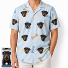 Men's Molar Morsels Custom Dog Face Hawaiian Shirt