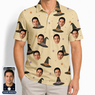 Men's Spellbound Spires Custom Face Polo Shirt