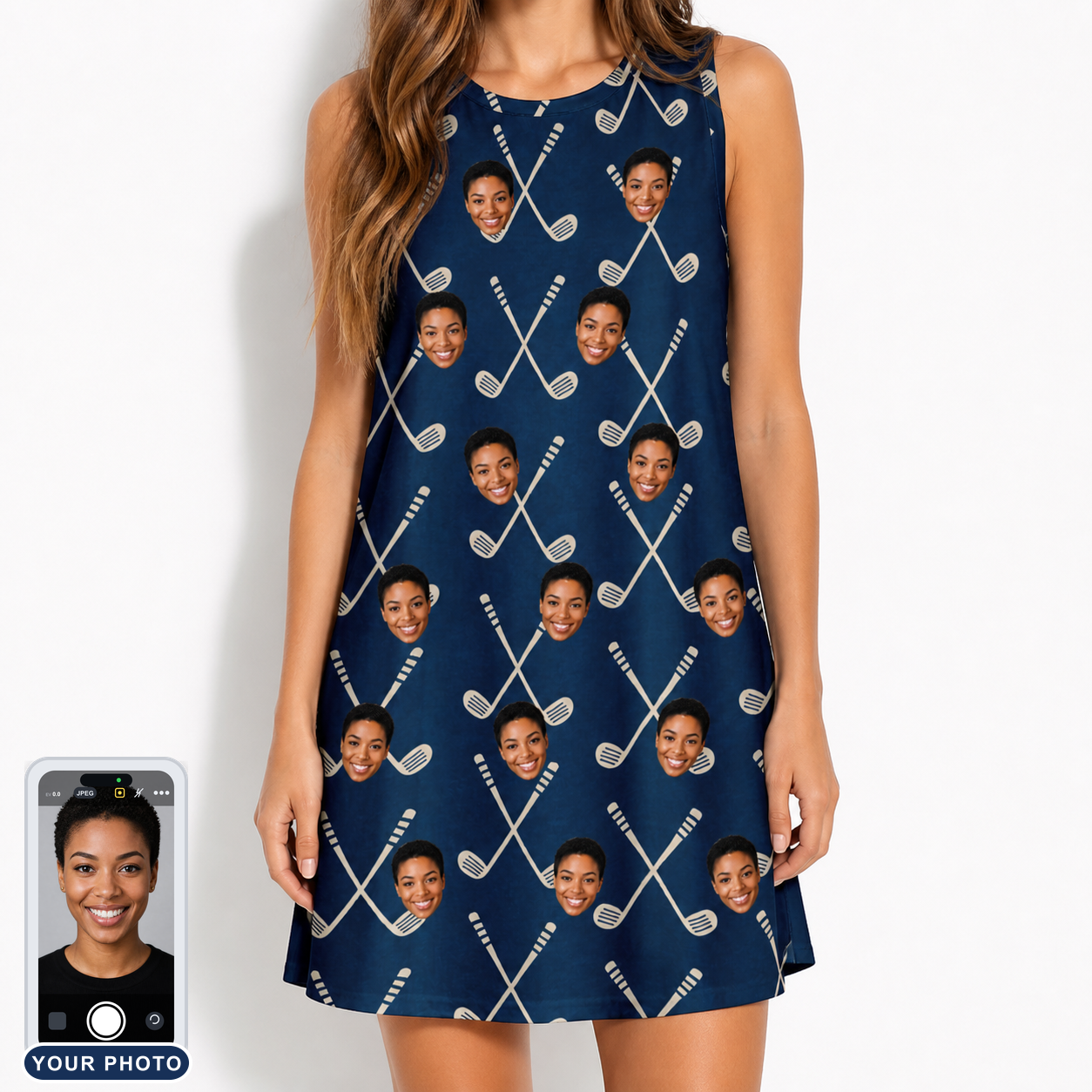 Women's Swing Crossroads Custom Face Tank Dress