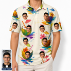 Men's Sundown Swizzles Custom Face Polo Shirt