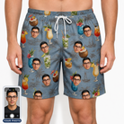 Men's Agave Affair Custom Face Beach Shorts
