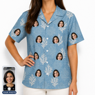 Women's Polyp Parade Custom Face Hawaiian Shirt