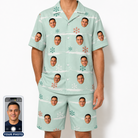 Men's Flake Frenzy Custom Face Shirt & Shorts Set